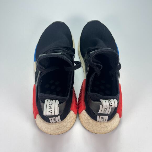Adidas NMD XR1 Core Black Lace Up Lightweight Lifestyle Shoes BY1909 Mens Size 9 - Picture 6 of 10